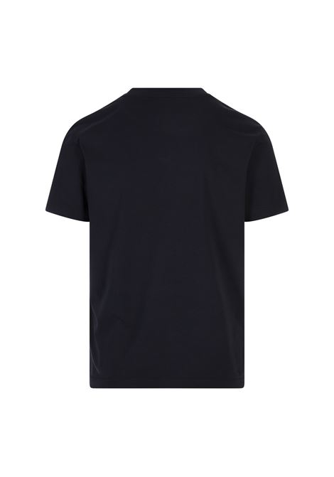 T-Shirt Blu Navy Con Logo Sfumato MONCLER | 091-8C00029 89A17742